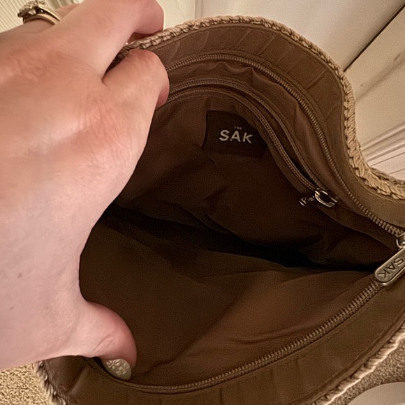 The Sak Brown Woven Hobo Bag - Picture 3 of 5